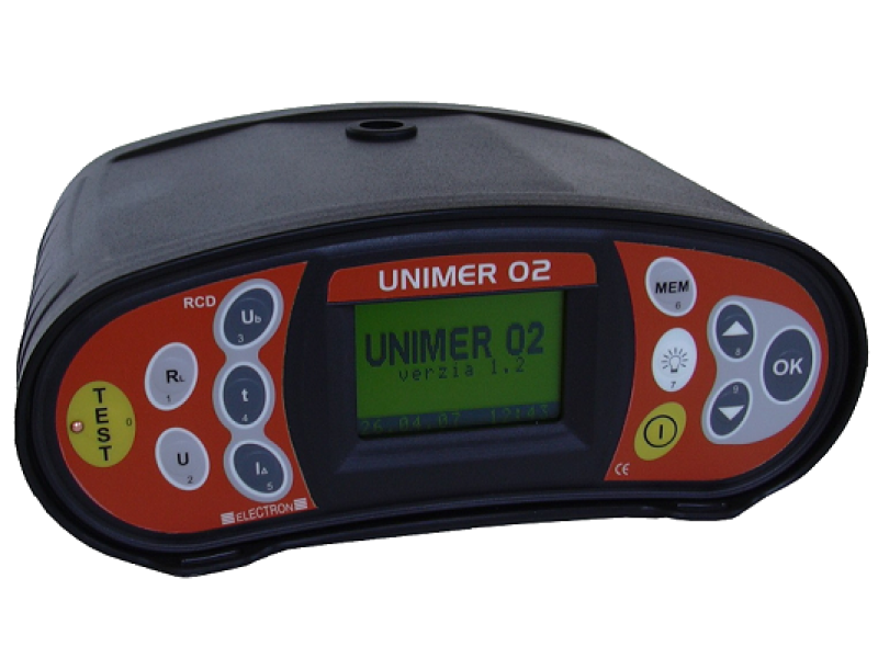 Electron Unimer 02 - Tester impedance smyčky a proudových chráničů