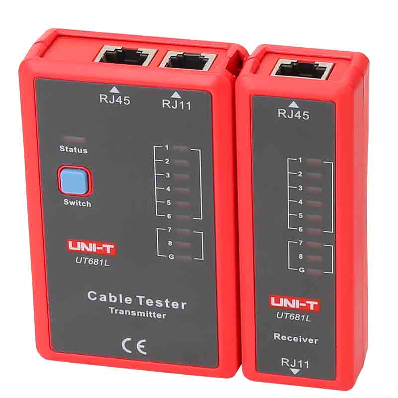UNI-T UT681L (RJ45, RJ11) - Tester kabelu