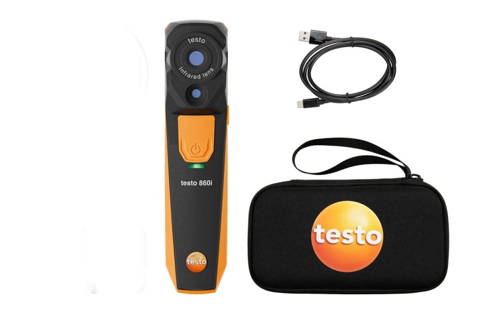Testo 860i sada - Bezdrátová termokamera pro chytré telefony