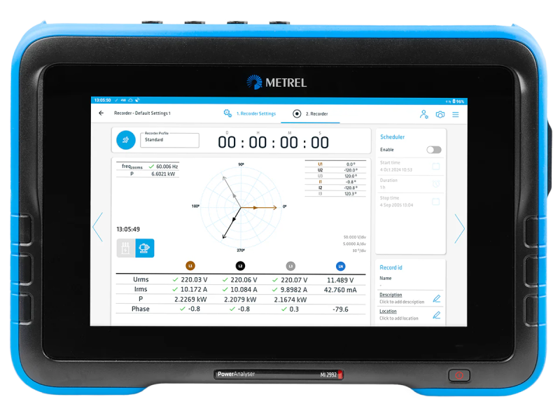 Metrel MI 2992 AD Power Analyser - Třífázový analyzátor sítě